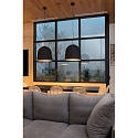 Faro pendant luminaire CRATER E27 IP20, black matt 