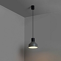Faro pendant luminaire KOMBO E27 IP20, grey, black matt 
