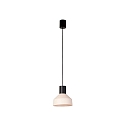 pendant luminaire KOMBO E27 IP20, beige, black matt 