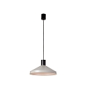 pendant luminaire KOMBO E27 IP20, grey, black matt 