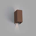 Faro Outdoor LED Wandleuchte BLIND, Up/Down, 2x3W, 3000K, IP65, rostbraun
