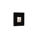 Outdoor LED Wandleuchte DART SQ 100�, 2W, 2700K, IP65, schwarz