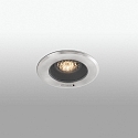 Faro Outdoor Einbau-Downlight GEISER 130, IP67 IK08, GU10 max. 8W (exkl.), schwenkbar, Edelstahl satiniert