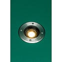 Faro floor recessed luminaire GEISER 130 / GU10 round, adjustable GU10 IP67, stainless steel, satined dimmable