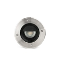 floor recessed luminaire GEISER 180 WALLWASHER round, rigid, asymmetrical IP67, stainless steel, satined 