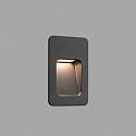 Outdoor LED Wand-Einbauleuchte NASE RCT, IP44, 9 x 13.5cm, 220-240V AC, 3W 3000K 84lm 120�, schaltbar