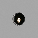 Faro Outdoor LED Wand-Einbauleuchte DANG, IP67 IK05, 24V DC / 233mA (exkl. BG), 3W 3000K 48lm 40�, Edelstahl 316 / schwarz