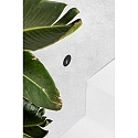 Faro Outdoor LED Wand-Einbauleuchte DANG, IP67 IK05, 24V DC / 233mA (exkl. BG), 3W 3000K 48lm 40�, Edelstahl 316 / schwarz