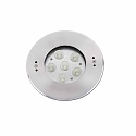 Faro underwater luminaire EDEL LED IP68, nickel matt, satined 