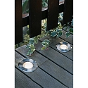 Faro Outdoor LED Boden-Einbauleuchte SURIA 120, IP67 IK08, � 12cm, 100-240V AC, befahrbar bis 1t, Edelstahl, 3W 3000K 210lm 60�