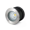 Outdoor LED Boden-Einbauleuchte SURIA 180, � 18cm, IP67 IK08, 100-240V AC, befahrbar bis 1t, Edelstahl, 12W 3000K 1197lm 60�