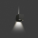 outdoor wall luminaire OLAN 2 flames LED IP65, dark grey 