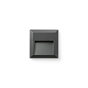 Outdoor LED Wandleuchte GRANT SQ 120 �, 1W, 3000K, IP65, dunkelgrau