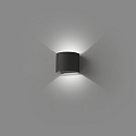 outdoor wall luminaire SUNSET 2 flames LED IP54, dark grey 