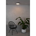 Faro wall luminaire YEN E27 IP54, grey 