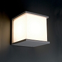 Faro Outdoor Wandleuchte KUBICK E27, IP44, hellgrau