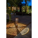 Faro bollard lamp AGRA 650 LED IP55, brown 