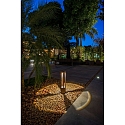 Faro bollard lamp AGRA 650 LED IP55, brown 