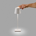 Faro table lamp TOC LED IP54, white matt 