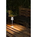 Faro table lamp TOC LED IP54, white matt 
