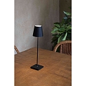 Faro table lamp TOC LED IP54, black matt 