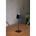 Faro table lamp TOC LED IP54, black matt 