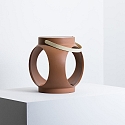 Faro table lamp CANDELA LED IP20, terracotta 