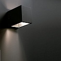 Faro wall luminaire LACRE E27 IP54, dark grey 