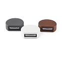 outdoor wall luminaire PILL LED IP54, rust brown 