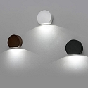 outdoor wall luminaire PILL LED IP54, rust brown 