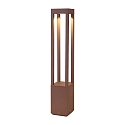 bollard lamp AGRA 650 LED IP54, brown 
