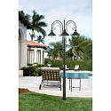 Faro Laterne Lampe N�UTICA 3xE27, IP33, 225cm, rostbraun