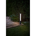Faro LED Pollerleuchte NANDA 800 12W, 3000K, IP54, dunkelgrau