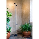 Faro floor lamp BROT 1800 LED IP65, black 