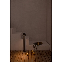 Faro bollard lamp GINA GU10 IP44, dark grey 