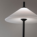 Faro Outdoor Stehleuchte SAIGON OUT �55 cm, E27, IP44, 200cm, dunkelgrau, wei� matt