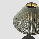 Faro Outdoor Stehleuchte SAIGON OUT �66,5 cm, E27, IP44, H�he 120cm, dunkelgrau, olivgr�n