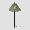 Faro Spie�leuchte SAIGON OUT C70 E27, IP44, H�he 100 cm, dunkelgrau, olivgr�n