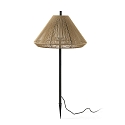gorund spike luminaire SAIGON OUT E27 IP44, dark grey, ochre yellow 