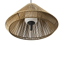 Faro outdoor pendant luminaire SAIGON OUT E27 IP44, dark grey, ochre yellow 