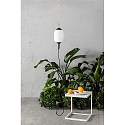 Faro Outdoor Pendelleuchte SAIGON OUT R17, E27, IP44, Lochkappenschirm, tragbar, grau, wei� matt