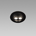 Faro Outdoor LED Boden-Einbauleuchte TRAS 4L, IP67 IK09, � 9.2cm, 24V DC (exkl. BG), 8W 3000K, CRi >90, starr, schwarz