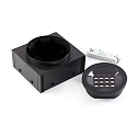 Faro floor recessed luminaire TRAS 25L / 40� / 700MA 12 flames, rigid IP67, black matt dimmable