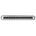 LED Boden-Einbauleuchte FALLS 500, IP67 IK09, 50 x 5.3cm, 24V DC (exkl. BG), 16W 3000K 30x60�, CRi >90, schwenkbar, befahrbar