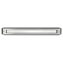 LED Boden-Einbauleuchte FALLS 290, IP67 IK09, 50 x 5.3cm, 24V DC (exkl. BG), CRi >90, mit Diffusor, befahrbar bis 1t, 12W 2700K