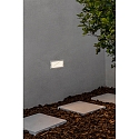 Faro Outdoor LED Wand-Einbauleuchte STRIPE-2, IP54 IK07, mit Diffusor, 100-240V AC, 5W 3000K 89lm, wei� matt