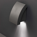 Faro wall luminaire PROA GU10 IP44, dark grey 