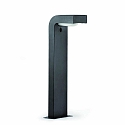 bollard lamp KLAMP E27 IP44, dark grey 