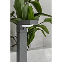 Faro bollard lamp KLAMP E27 IP44, dark grey 