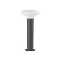 bollard lamp BULB'S E27 IP44, dark grey 
